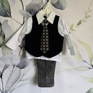 IN DESIGN | Boys' Formal Vest 4-pc Set